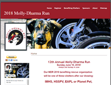 Tablet Screenshot of molly-dharmarun.org